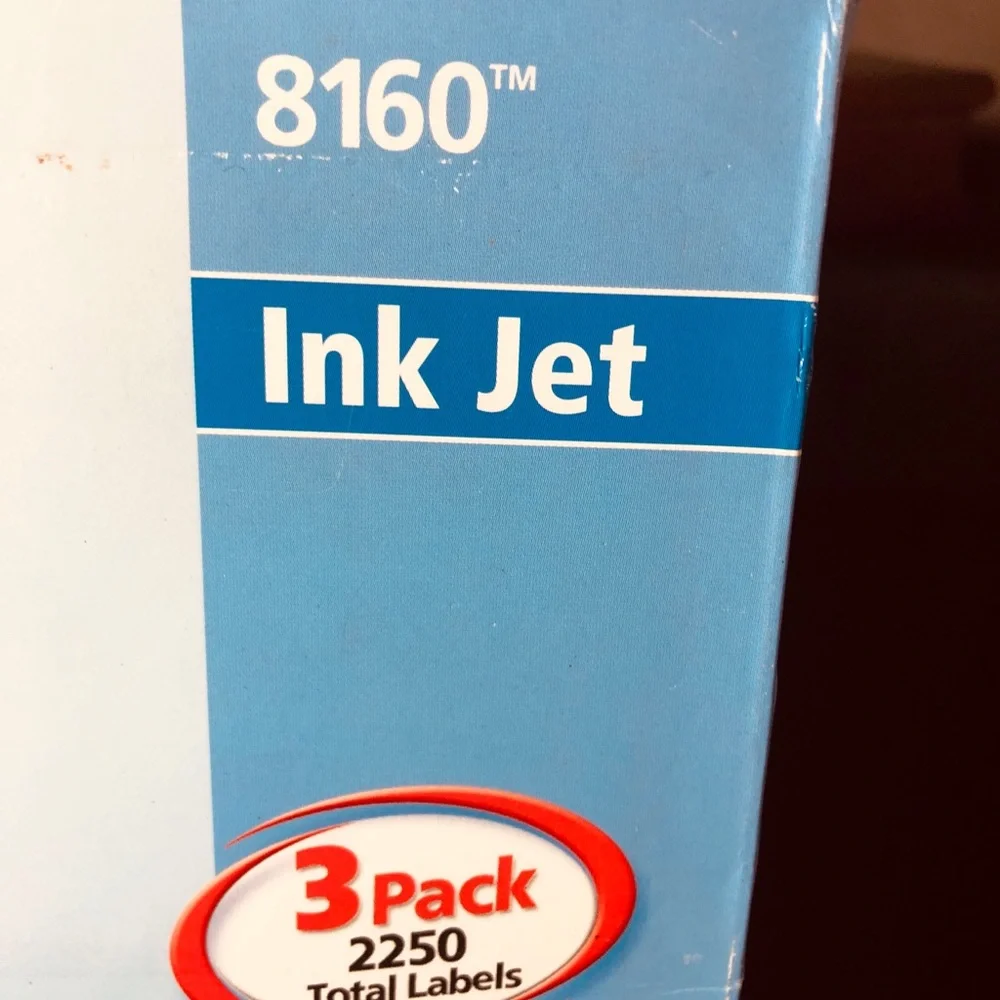 Avery Inkjet White Mailing Labels 8160